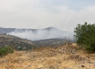 REFUERZA NAVARRO LABORES CONTRA INCENDIO EN EL SITIO DE DISPOSICIÓN FINAL CON MÁS DE 140 ELEMENTOS Y MÁS DE 30 UNIDADES