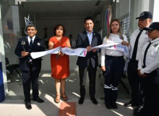 El Gobernador del Estado Diego Sinhue Rodríguez Vallejo inauguró la Delegación de Policía Municipal Vasco de Quiroga, en Irapuato.