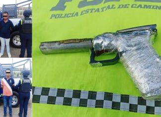 Efectivos de las FSPE detienen en León a un par de hombres que traían consigo un arma de fuego de fabricación artesanal.