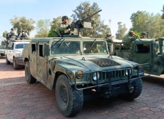 Desplegan 1000 elementos del Ejército Mexicano en el Estado de Guanajuato.