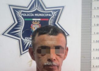 Policía capitalina detuvo a sujeto que golpeó a su ex pareja.