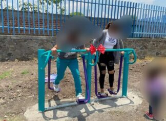 Unos tristes juegos infantiles, es para lo único que le a alcanzado del presupuesto al Presidente Municipal de Jaral del Progreso, José Gonzalez Ojeda.