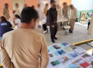 Colectivos de búsqueda de personas desaparecidas realizaron jornada de trabajo en el Centro de readaptación Social de Acámbaro.