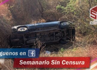 Volcadura de una camioneta en la carretera Silao- San Felipe, dejo un saldo de un niño de ocho años fallecido.