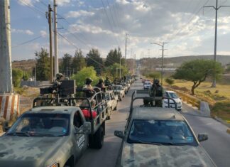 Arriban elementos del Ejército Mexicano y de la Guardia Nacional al. Estado de Guanajuato.