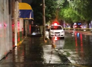 Un muerto y un herido en un negocio de carne asada en la colonia Valle de los Naranjos en Celaya.