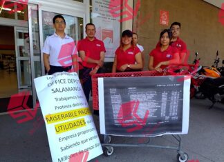 Empleados de Office Depot Salamanca exigen reparto justo de utilidades