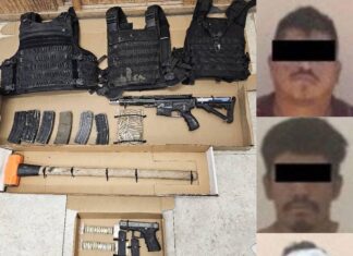 Detienen a tres sujetos integrantes de una célula delictiva en Valle de Santiago.