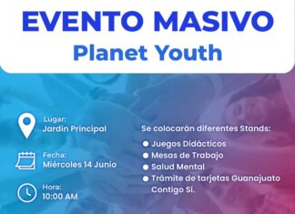 Te invitamos al Evento Masivo Planet Youth, organizado por Presidencia Municipal en colaboración con Planet Youth Santiago Maravatío.
