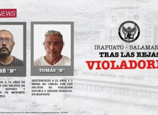 LA FISCALÍA DE GUANAJUATO ENVÍA PRESOS A DOS VIOLADORES EN IRAPUATO Y SALAMANCA