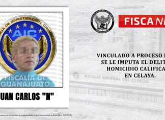 CAE “LA MADRINA CHINA”, PRESUNTO PARTÍCIPE EN EL HOMICIDIO DE UN HOMBRE EN UN ANEXO DE CELAYA.