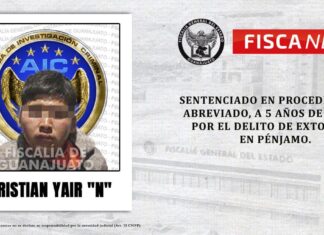 SUJETO ES SENTENCIADO POR EXTORSIÓN A COMERCIANTE EN PÉNJAMO
