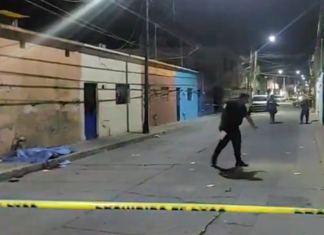 Ejecutan a una mujer frente a su domicilio en la calle Valencia en la zona centro de Salamanca.