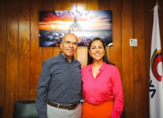 MONICA DELGADO OCUPA EL PUESTO DE SECRETARIA PARTICULAR DEL PRESIDENTE, FRANCISCO JAVIER MENDOZA MÁRQUEZ.