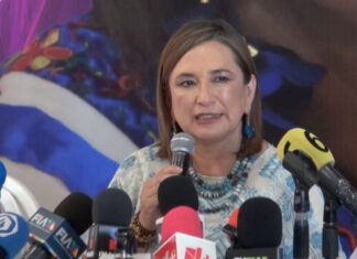 Xóchitl Gálvez defiende estrategia de seguridad de Felipe Calderón.