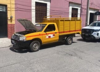 Seguridad Pública Municipal de Salvatierra detuvo a 3 sujetos por robo un negocio de venta de agroquímicos.