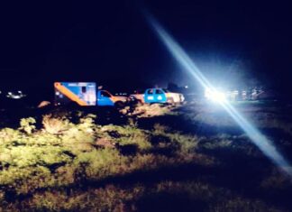 Localizan los cuerpos de dos personas enterrados en una fosa clandestina en Silao, la tarde noche de este miércoles.