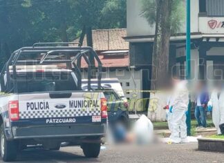 Secuestro, persecución y balacera terminan en homicidio de la víctima en Pátzcuaro Mich.