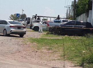 Cuántiosos daños materiales dejo un ataque armado a un comercio ubicado sobre la carretera Panamericana en APASEO EL GRANDE.
