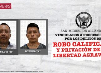 VAN A PRISIÓN PRESUNTOS SALTEADORES DE CAMINOS EN SAN MIGUEL DE ALLENDE