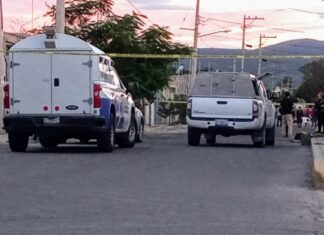 Ataque armado en una vivienda de la colonia Las Huertas en Celaya, dejo un saldo de un hombre y una mujer sin vida, la tarde de este martes.