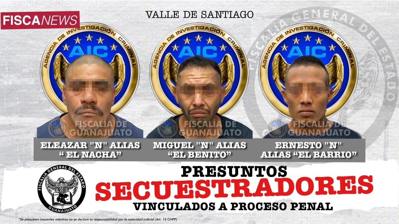 Agentes De La FiscalÍa De Guanajuato Detienen A Presuntos Secuestradores Y Liberan A VÍctima En 9949