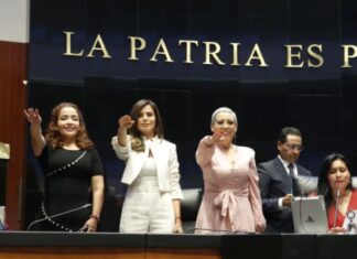 Toma Protesta por tercer año consecutivo Alejandra Reynoso, como Vicepresidenta del Senado