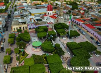Postal Fotográfica de Santiago Maravatío Gto.