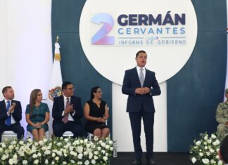 Rinde Germán Cervantes, Presidente Municipal de Salvatierra, su Segundo Informe de Gobierno