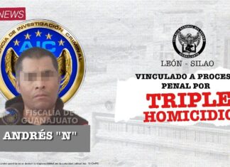LA FISCALÍA DE GUANAJUATO CAPTURA A OBJETIVO CRIMINAL ACUSADO DE TRIPLE HOMICIDIO.