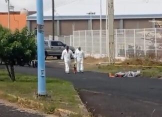 Abandonan el cuerpo decapitado de una persona en el Boulevard Marques Marques, en Valle de Santiago.