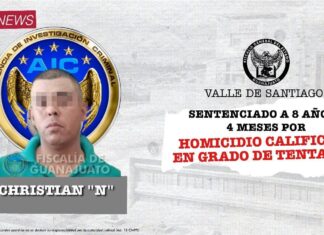 ES SENTENCIADO A CÁRCEL TRAS INTENTAR ASESINAR A UN HOMBRE POR UN LÍO DE FALDAS