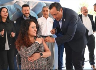 Inicia campaña de vacunación contra la influenza para los 46 municipios de Guanajuato.