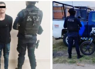 Seguridad Pública del Estado detuvo a un sujeto con una arma larga y cartuchos útiles en Salvatierra.