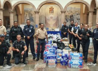 Se solidariza personal de la SSPPC con damnificados que dejó el Huracán OTIS