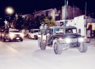 Arriban 200 elementos de la Fuerza de Tarea Regional de la XII Región Militar al municipio de