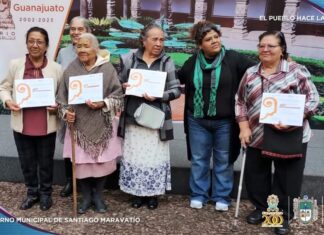 La administración municipal de Santiago Maravatio Gto, Reconocemos y felicitamos a la Señora Gudelia García Ruiz,