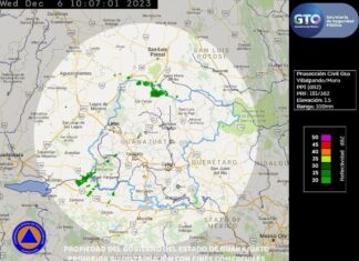Se espera cielo parcialmente nublado con temperaturas entre los 0 a 5°C en Guanajuato.