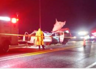 Trágico accidente en vísperas de navidad, dejo un saldo de cinco personas sin vida, tres mujeres y dos hombres.