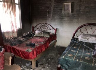 Un muerto y un lesionado en incendio de una carpintería en la comunidad de Los López, en León.