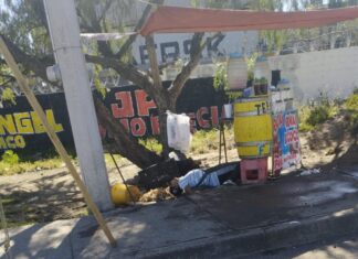 Asesinan a balazos a vendedor de agua de coco en Irapuato.