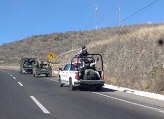 Arriban 300 elementos de la Fuerza de Tarea regional de la XII Región Militar al municipio de Celaya, Gto.