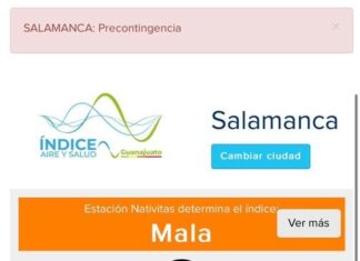 Se activa la Precontingencia por PM10 en Salamanca Clave de activación: ASA-160124-02