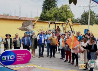 Arranco la rehabilitación del sistema de agua potable entubada en la comunidad de Santa Rita de Casia, en Santiago Maravatío