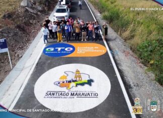 Entregamos la rehabilitación de camino rural a Rancho Viejo, en Santiago Maravatío.