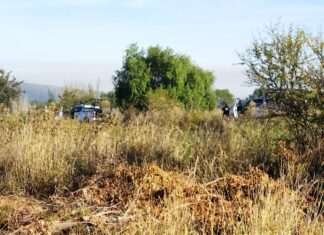Localizan restos humanos de dos personas en zona cerril en Tarimoro.
