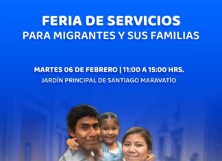 Invitan a la Feria de Servicios para Migrantes de Santiago Maravatío