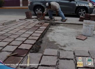 Avances de obra en Santiago Maravatío.