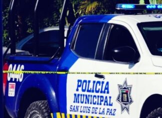 Asesinan a balazos a elemento de Seguridad Pública de San Luis de la Paz.