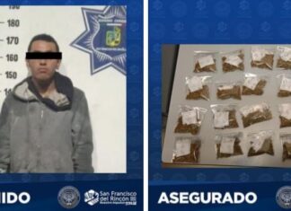 Integrantes de la 𝗦𝗦𝗖 detuvieron al “𝗝𝗼𝗸𝗲𝗿” con 17 bolsas medianas de marihuana.